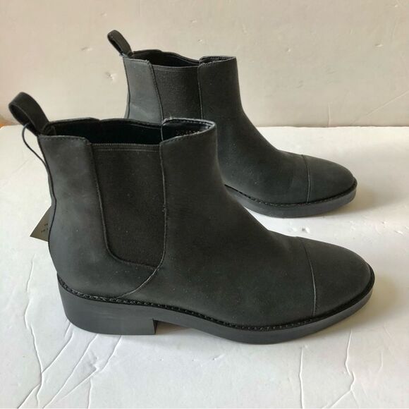 COLE HAAN WOMEN'S BLACK LEATHER SIZE 6 B MARA GRANDCHLS ANKLE BOOT WATERPROOF - Picture 1 of 13